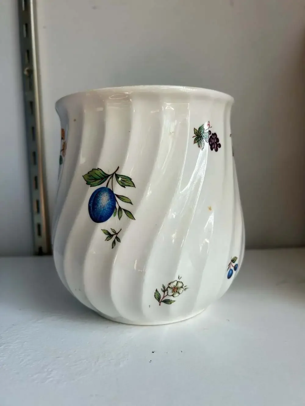 Raintree Petite Fruit Swirl Canister with Strawberry Lid